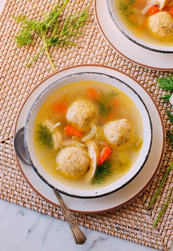 Matzo Ball Soup, thewoksoflife.com