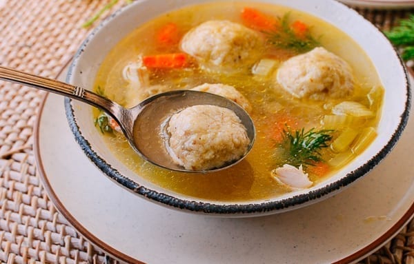 Matzo Ball in Spoon, thewoksoflife.com