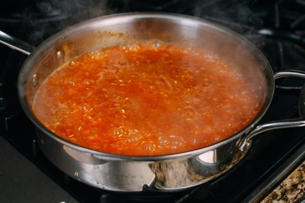 Simmering Mexican Rice, thewoksoflife.com