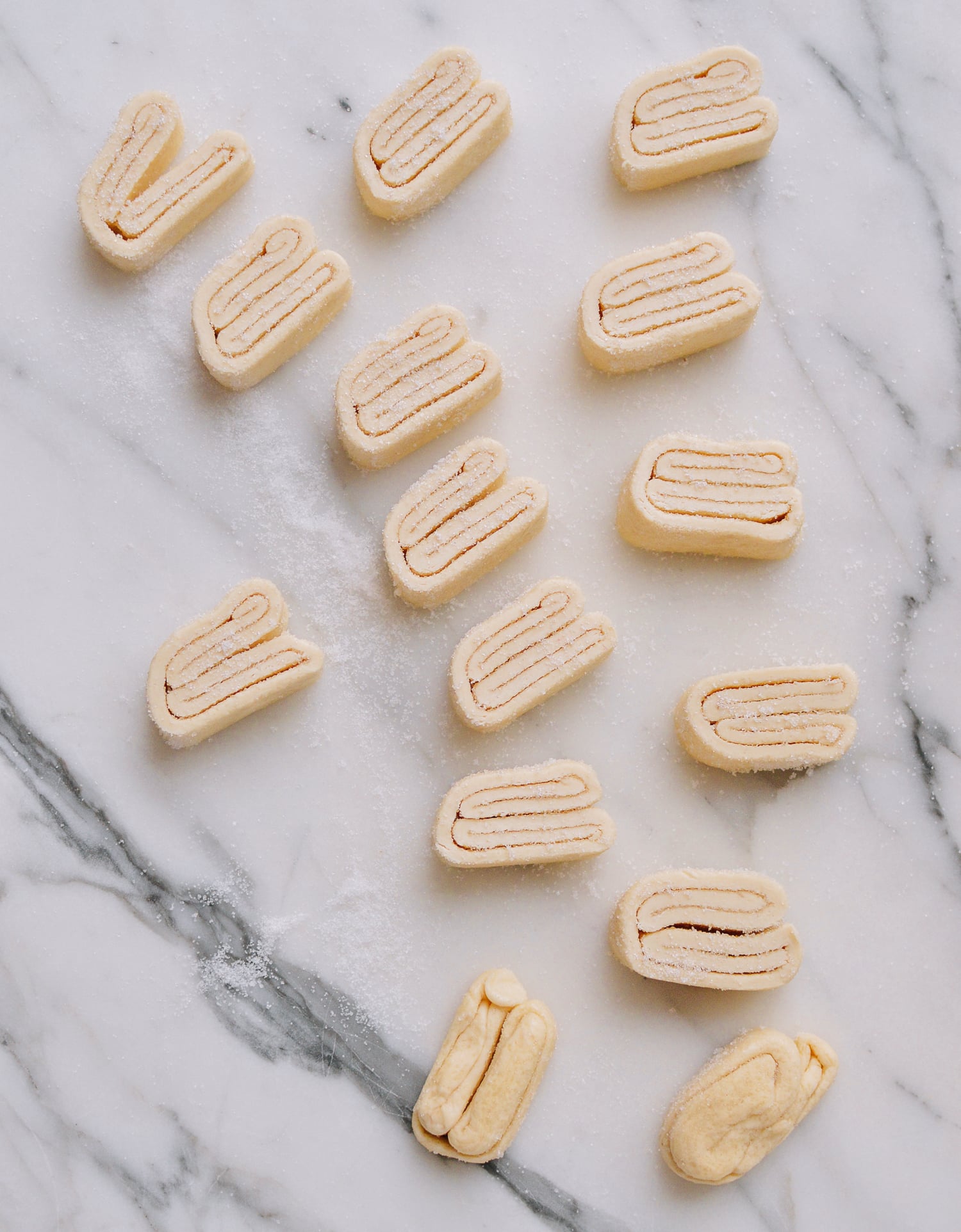 Palmiers before baking, thewoksoflife.com