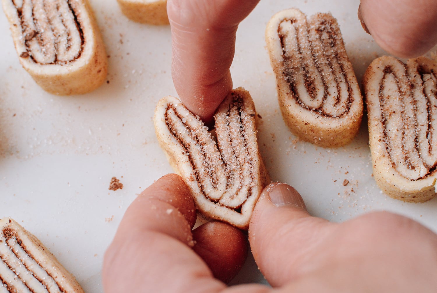 Chocolate palmiers before baking, thewoksoflife.com