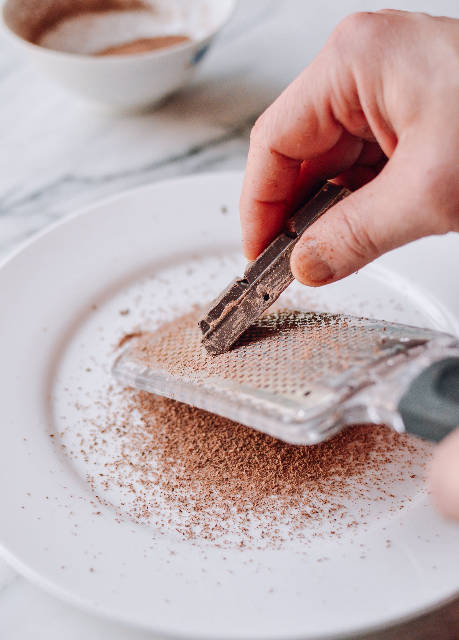 Grating Dark Chocolate