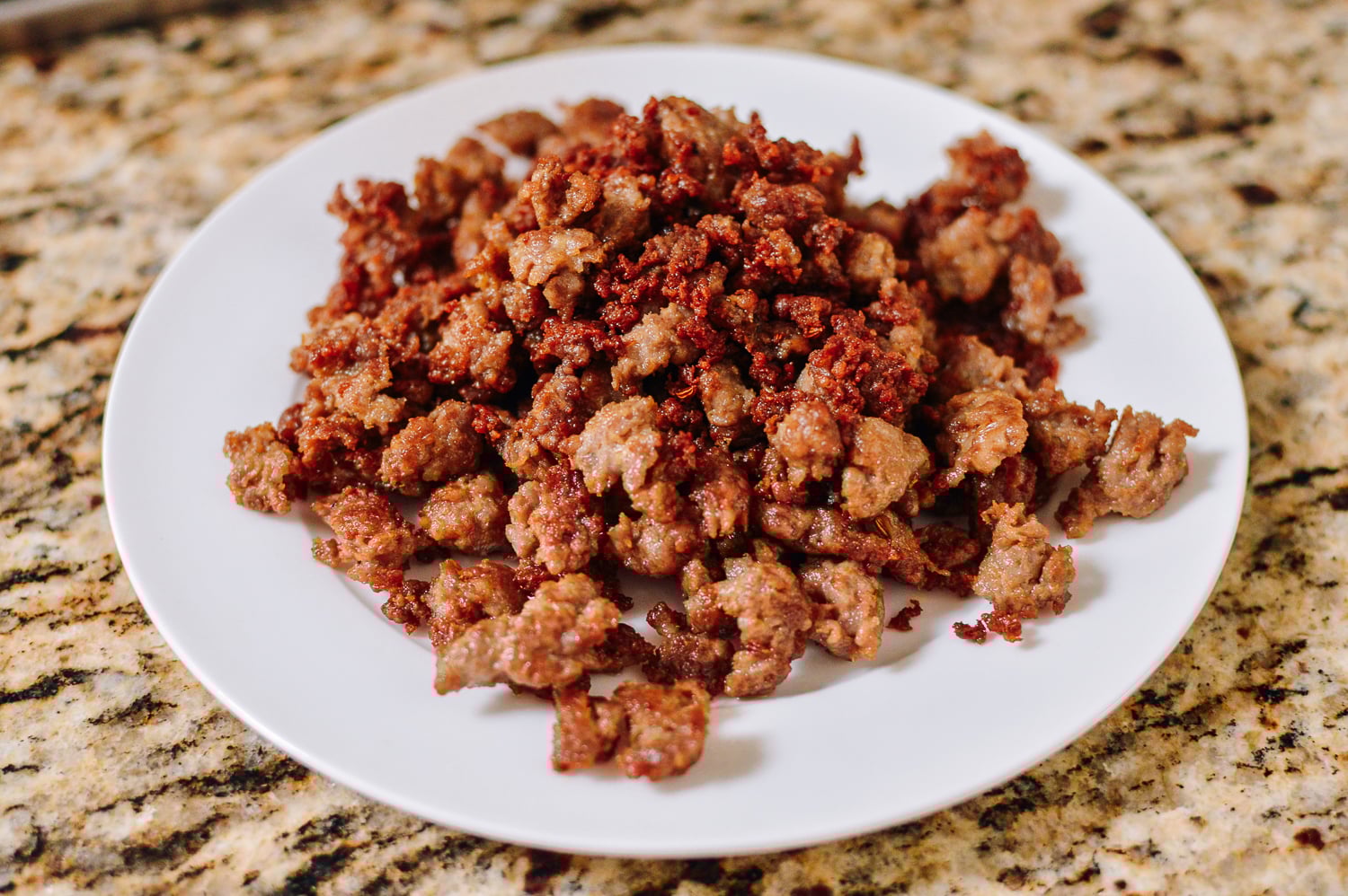 Italian Sausage Crumbles, thewoksoflife.com
