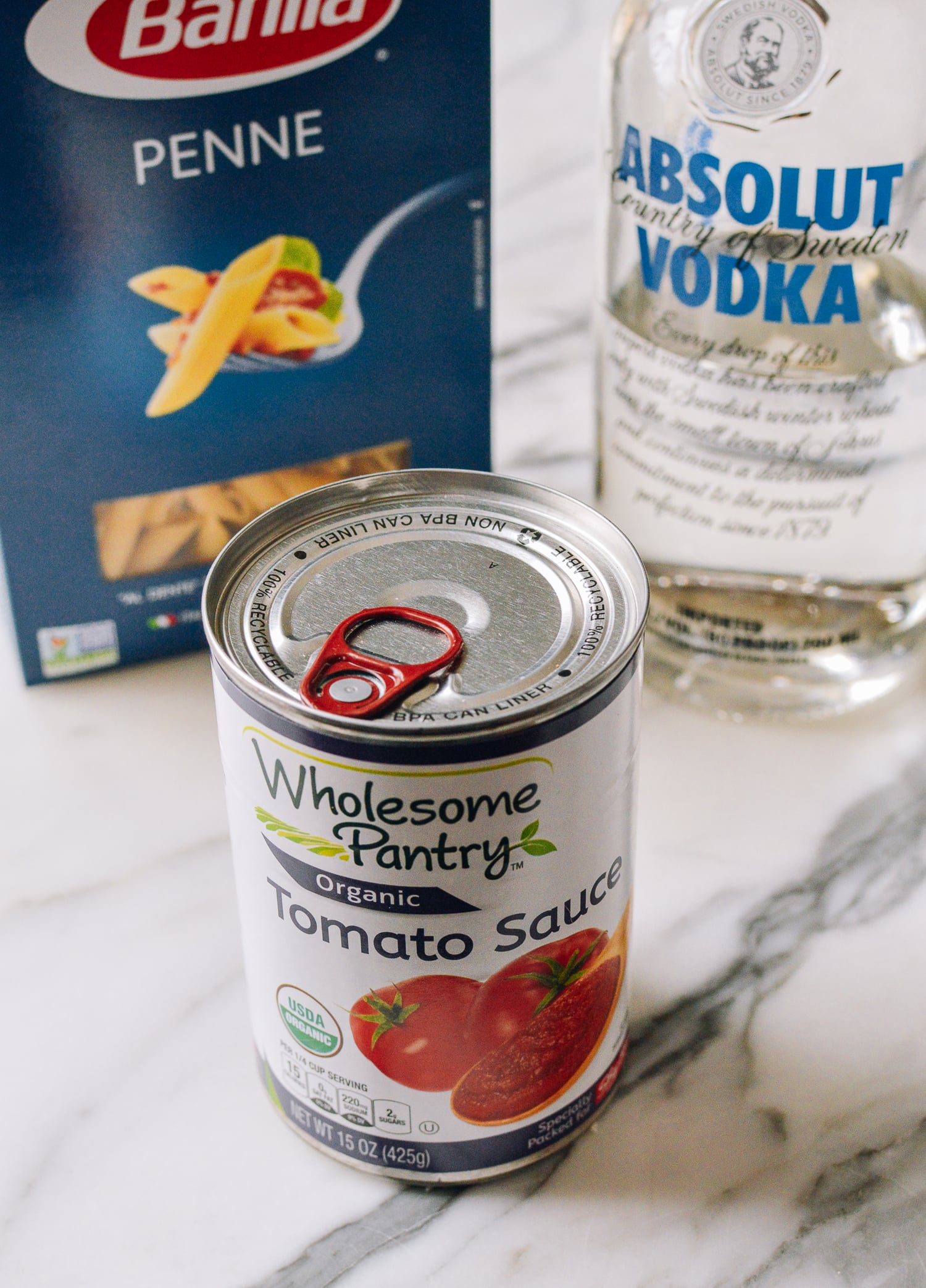 Penne, Vodka, Tomato Sauce, thewoksoflife.com