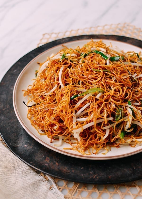 Cantonese Soy Sauce Pan-fried Noodles, thewoksoflife.com