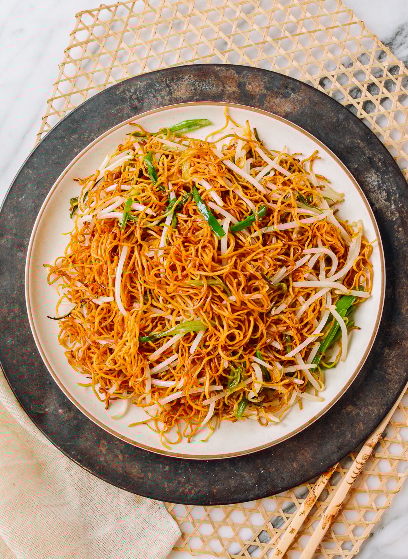 Cantonese Soy Sauce pan-fried noodles