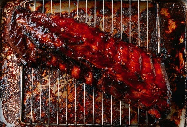 Oven Baked Ribs with Char Siu Marinade, thewoksoflife.com
