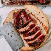 Oven Roasted Ribs with Char Siu Marinade, thewoksoflife.com