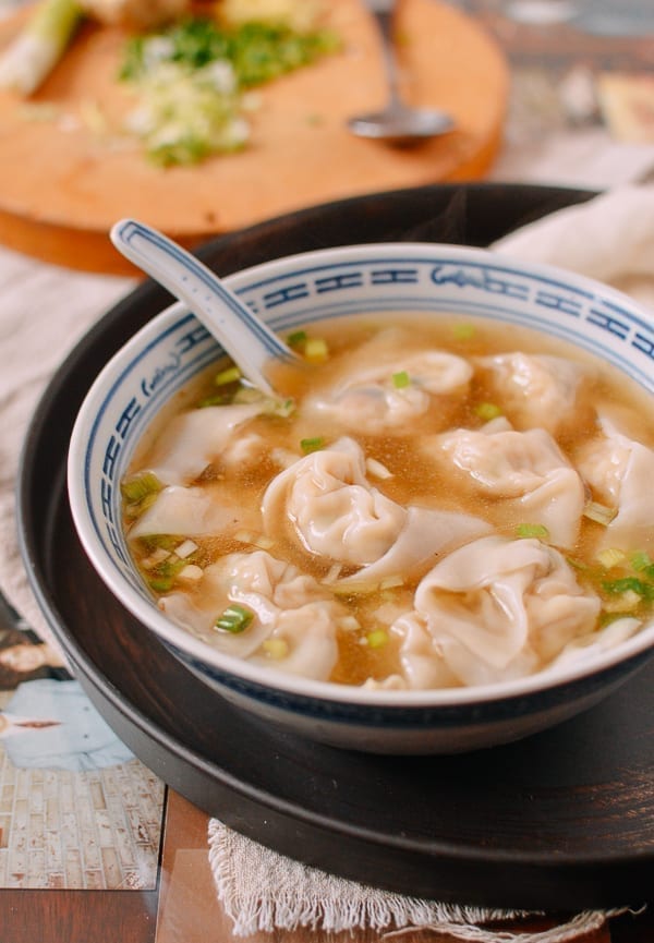 Chicken Wontons, thewoksoflife.com