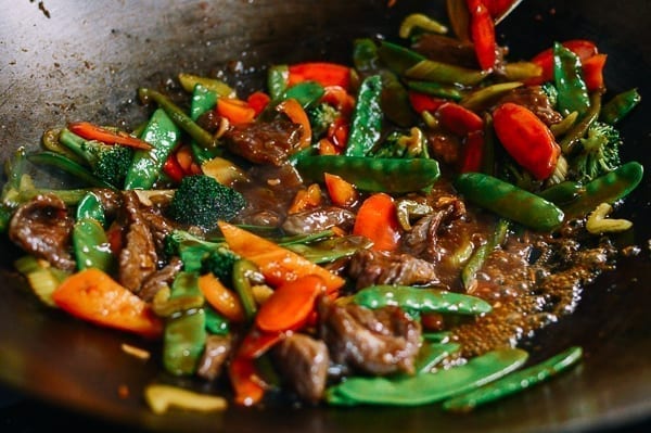 Beef and Mixed Vegetable stir-fry, thewoksoflife.com
