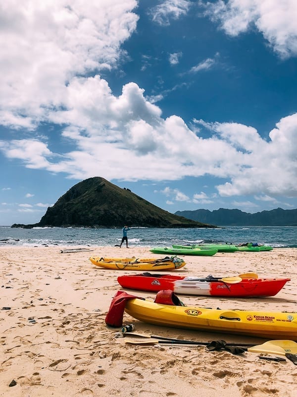 Beach on Moku Nui, thewoksoflife.com