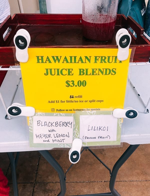Honolulu Farmer's Market Juice, thewoksoflife.com