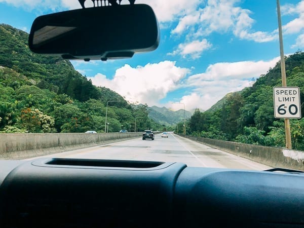 Driving on Oahu H3, thewoksoflife.com