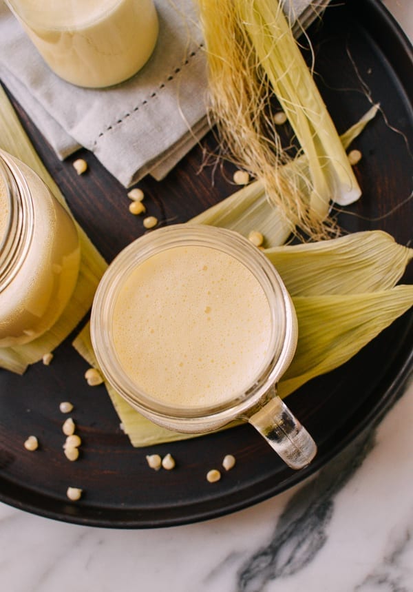 Corn and milk smoothie, thewoksoflife.com