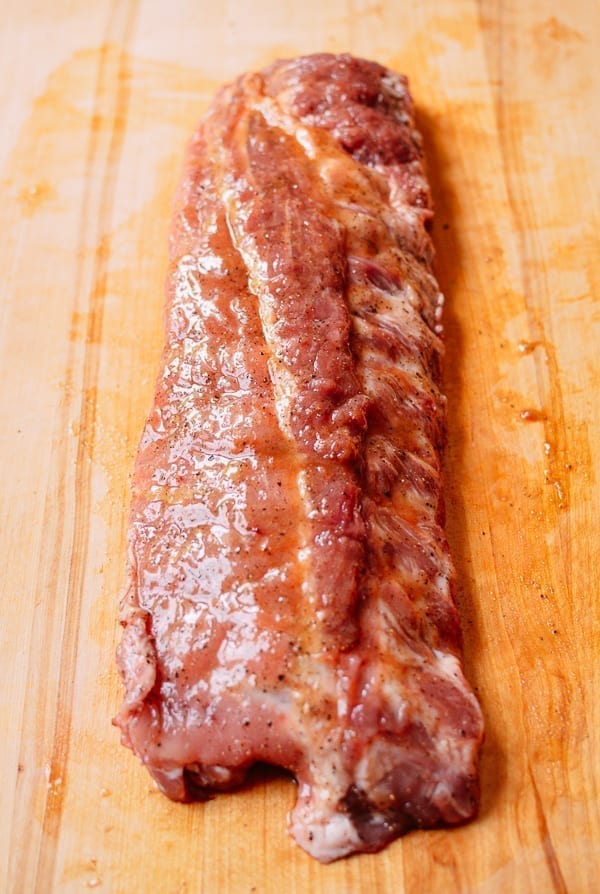 Marinated baby back ribs, thewoksoflife.com