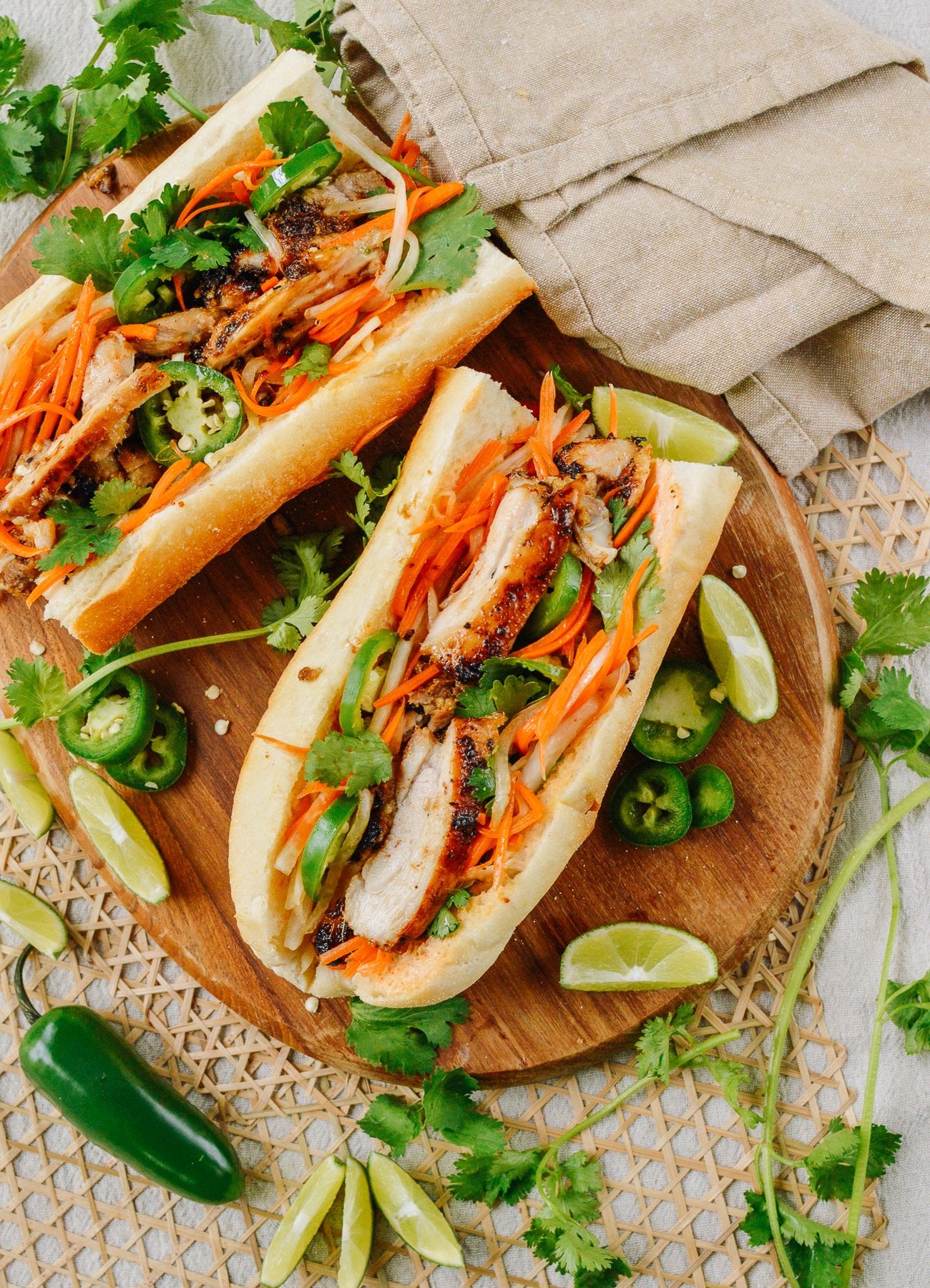 Lemongrass Chicken Banh Mi