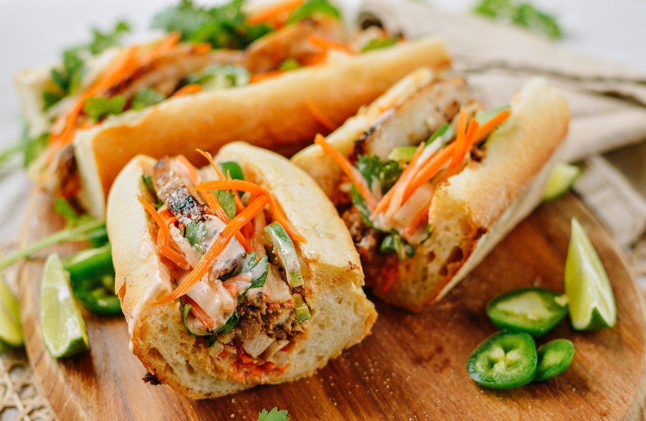 Lemongrass Chicken Banh Mi