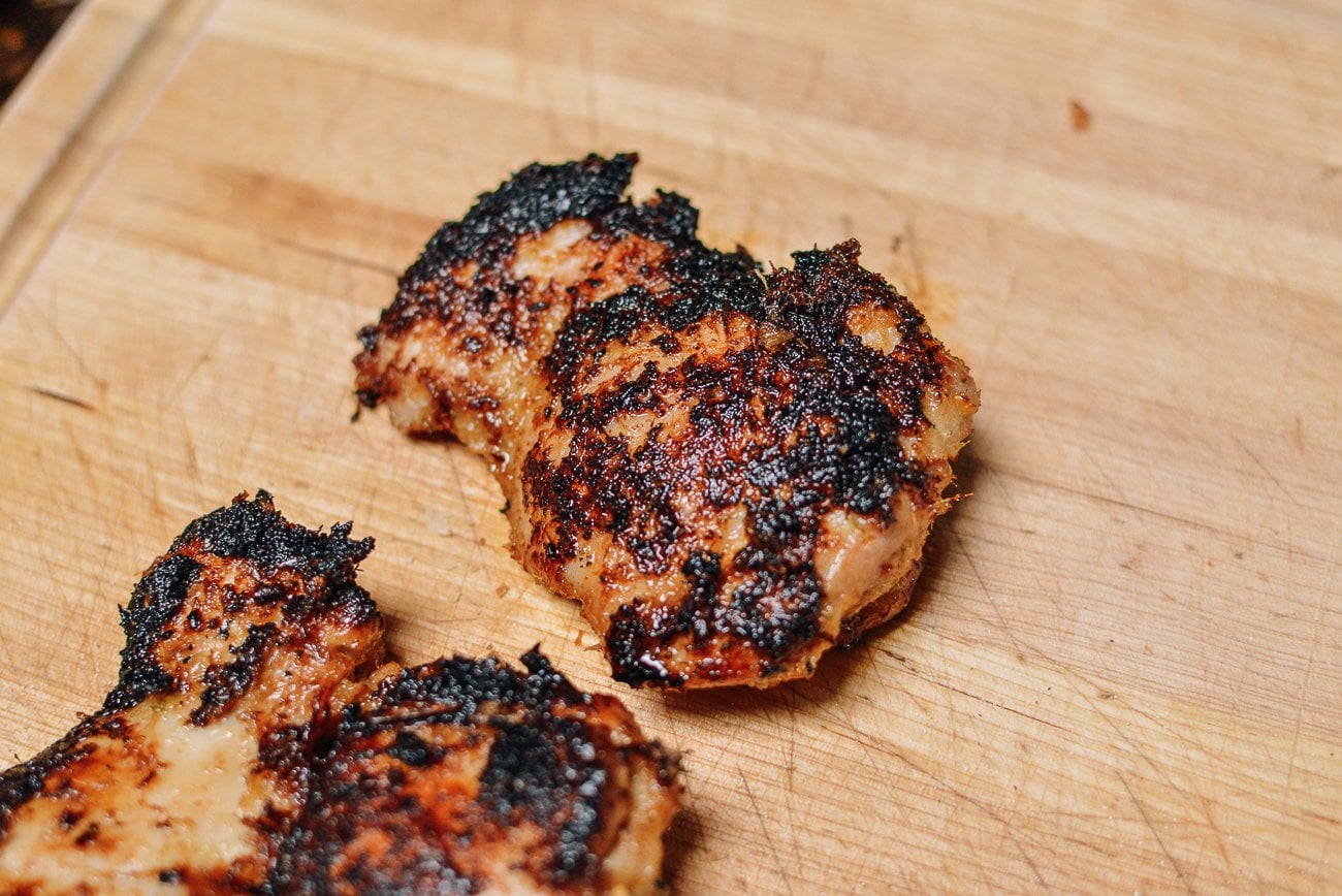 grilled lemongrass chicken thigh
