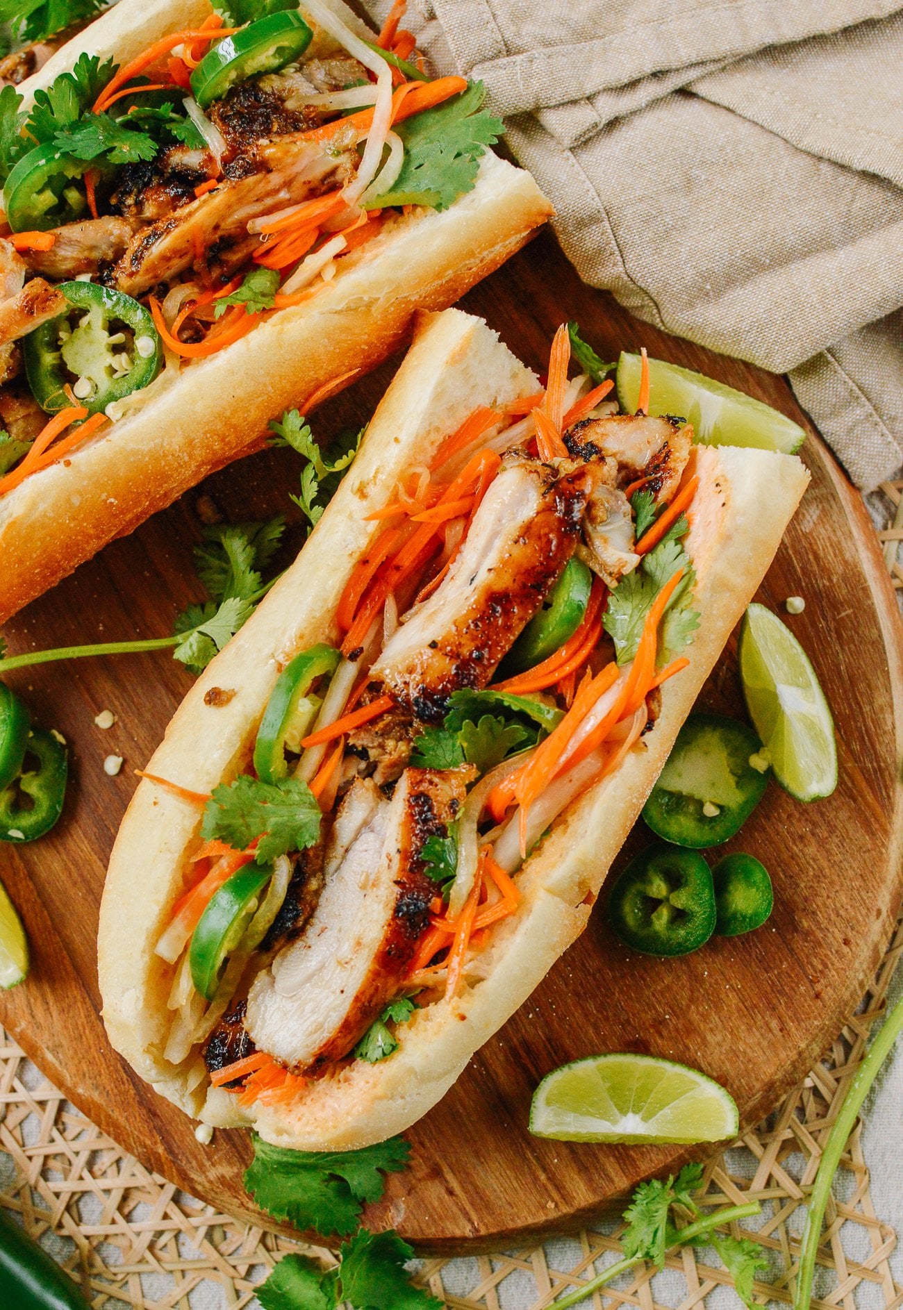 Lemongrass Chicken Banh Mi Recipe