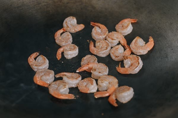 Pre-cooking shrimp for fried rice, thewoksoflife.com