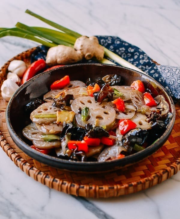 Lotus Root Stir-fry, thewoksoflife.com