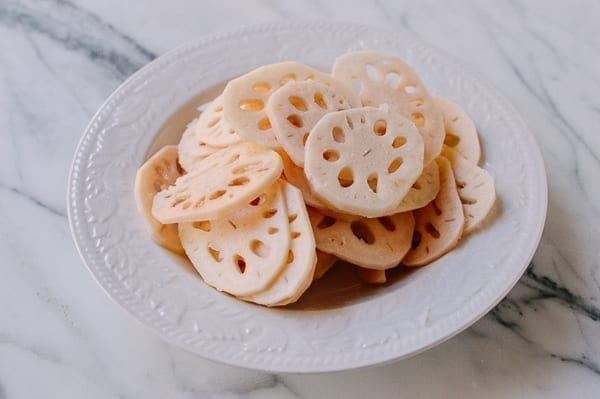 Sliced lotus root, thewoksoflife.com