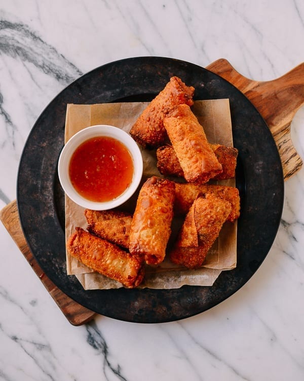 Vegetable Egg Rolls, thewoksoflife.com