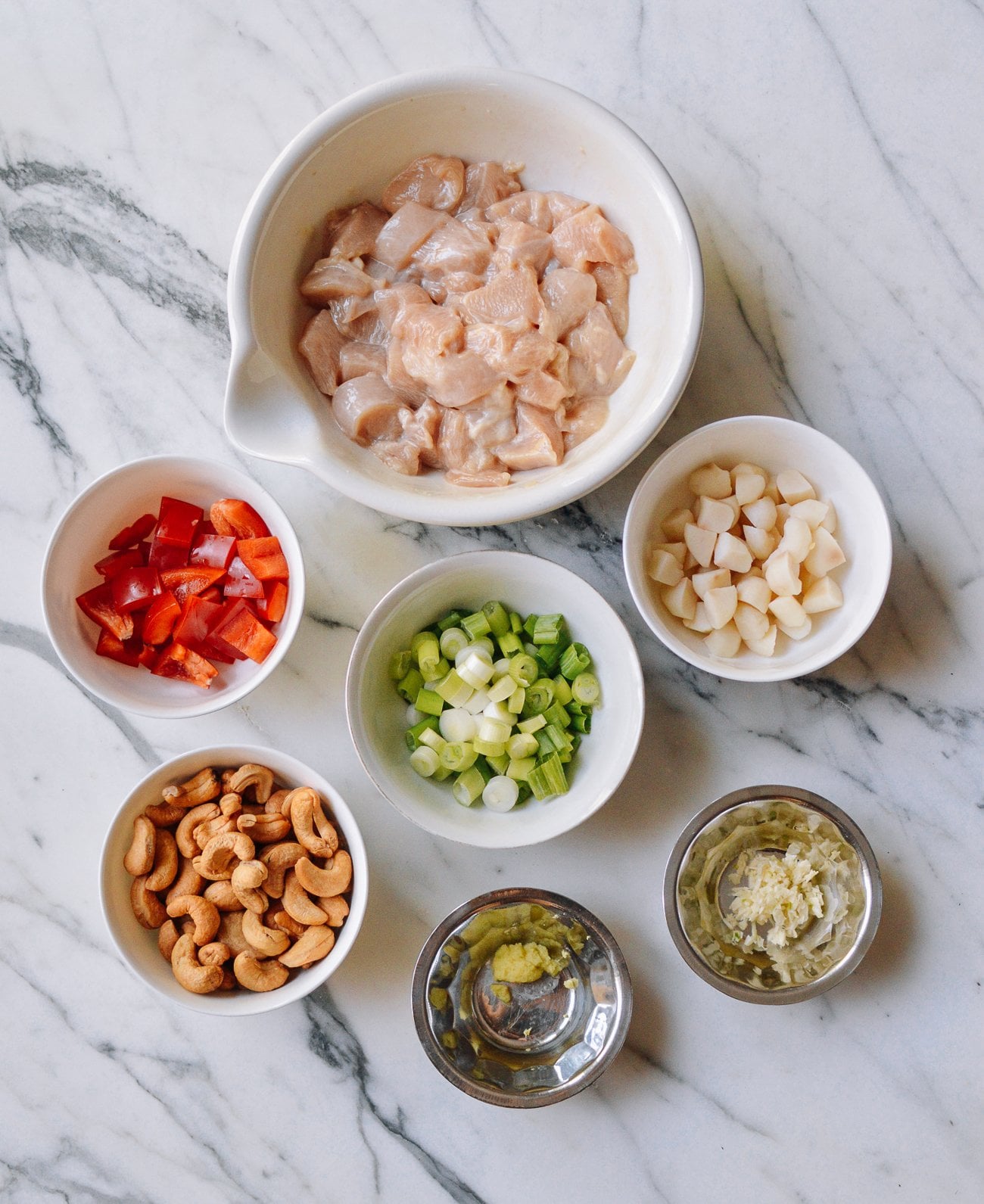 Ingredients for Cashew Chicken