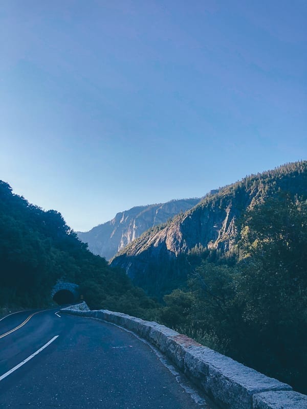 Driving into yosemite, thewoksoflife.com