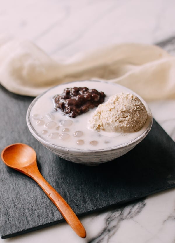 Red Bean Tapioca dessert, thewoksoflife.com