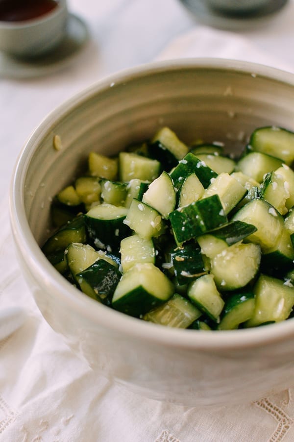 Chinese cucumber salad, thewoksoflife.com