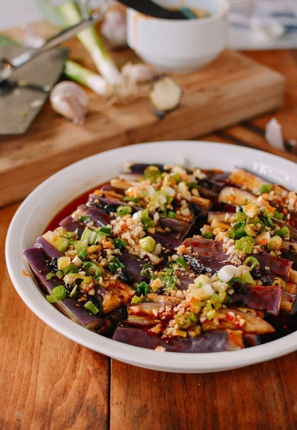 Chinese Steamed Eggplant, thewoksoflife.com