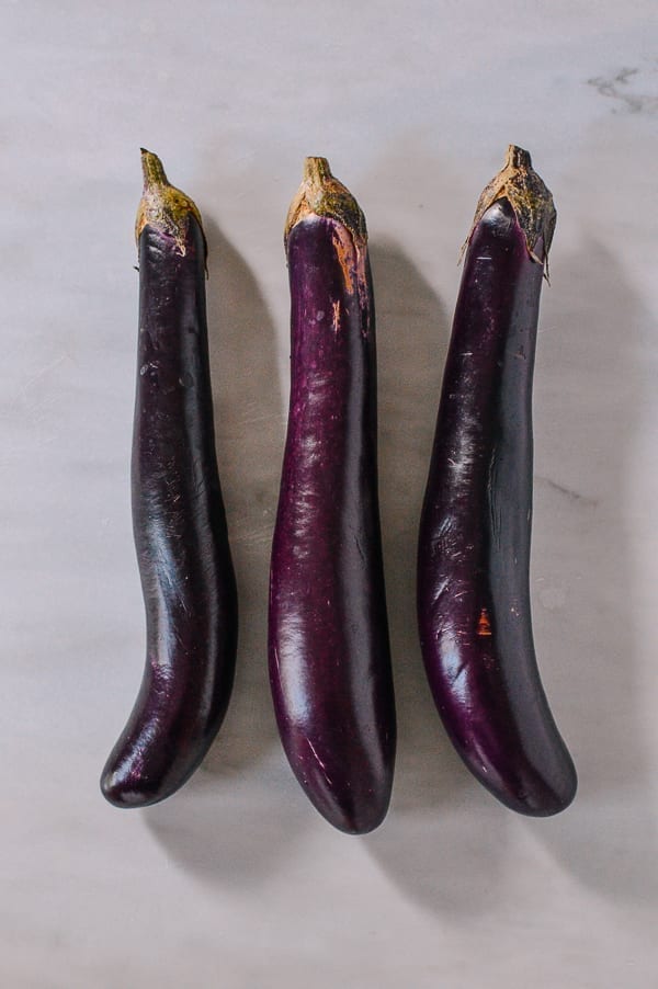 Long Chinese Eggplants, thewoksoflife.com