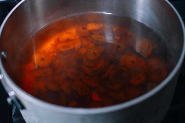 Hawthorn berry tea, thewoksoflife.com