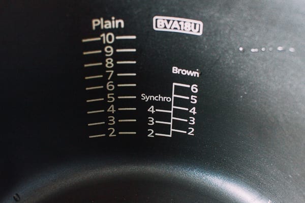 Water lines in rice cooker pot, thewoksoflife.com