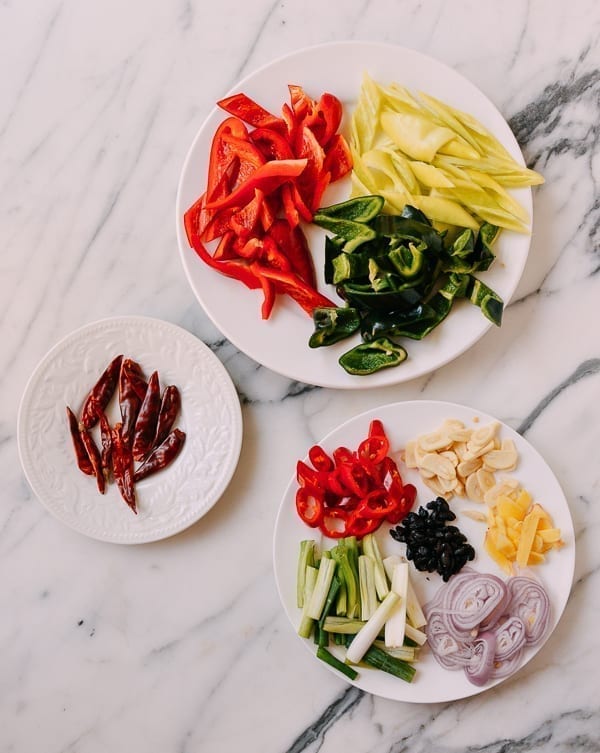 Ingredients for Hunan Beef, thewoksoflife.com