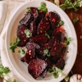Marinated Roasted Beets, thewoksoflife.com