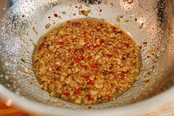 Papaya salad dressing, thewoksoflife.com