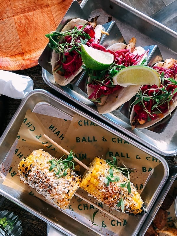 Corn and Fish Tacos, thewoksoflife.com