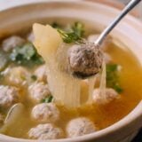 Winter Melon Soup with Meatballs, thewoksoflife.com