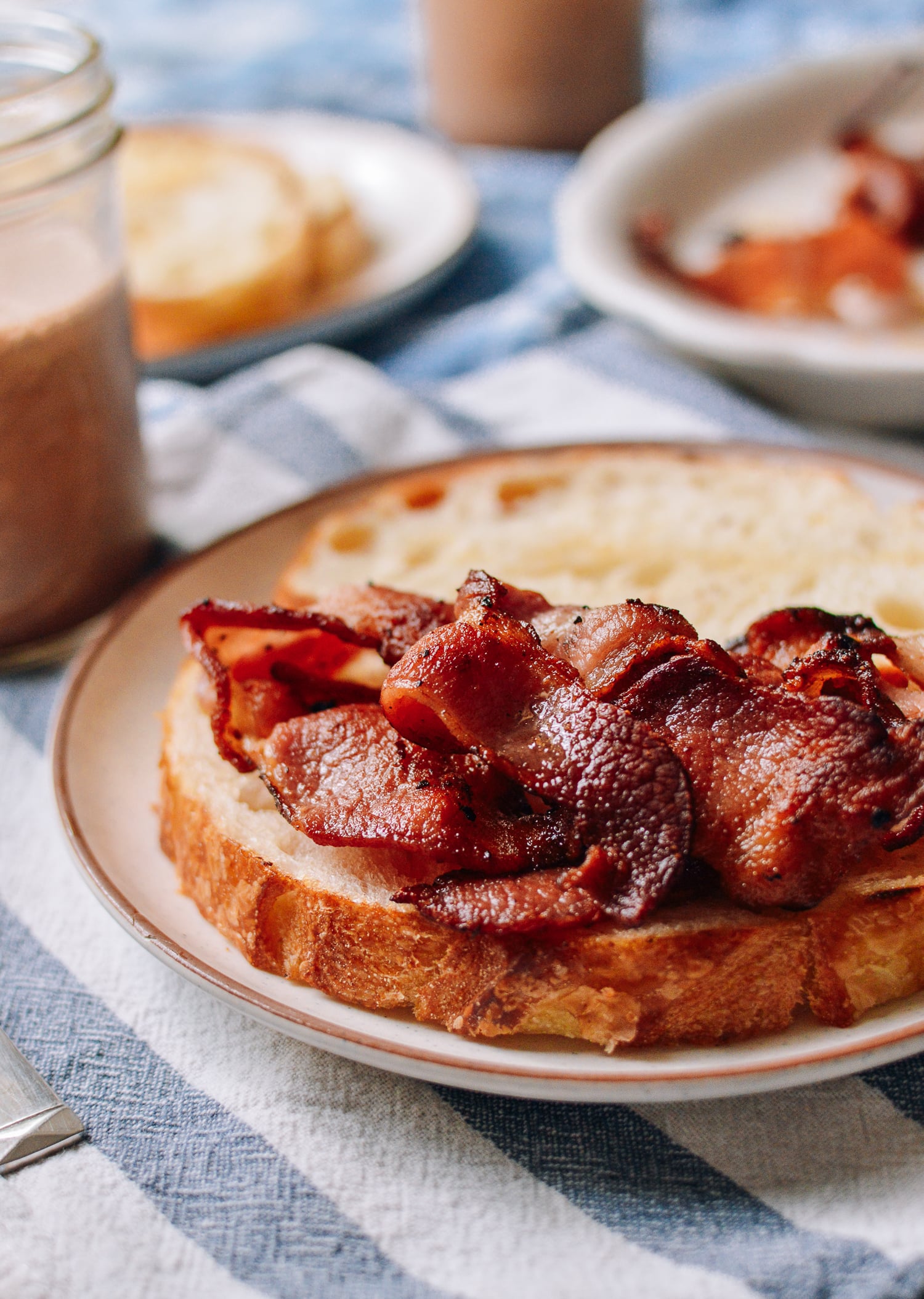 Bacon on sourdough, thewoksoflife.com