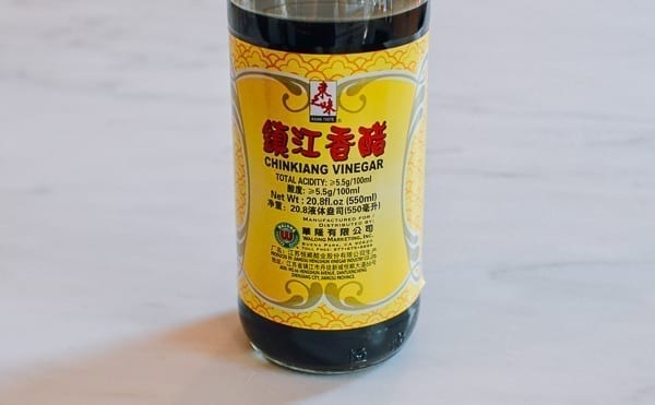Chinkiang vinegar label, thewoksoflife.com