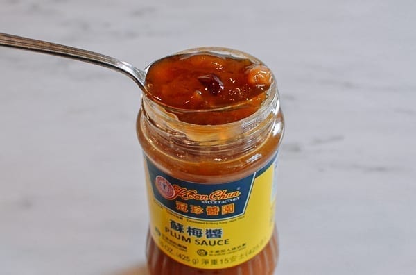 Spoonful of Chinese plum sauce, thewoksoflife.com
