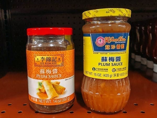 Plum sauce on store shelf, thewoksoflife.com