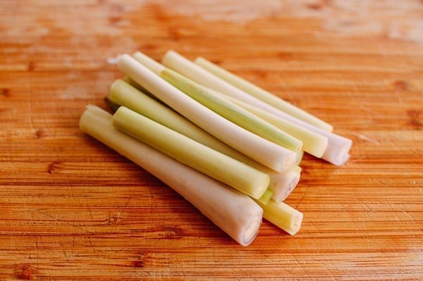 Lemongrass stalks ready for freezing, thewoksoflife.com