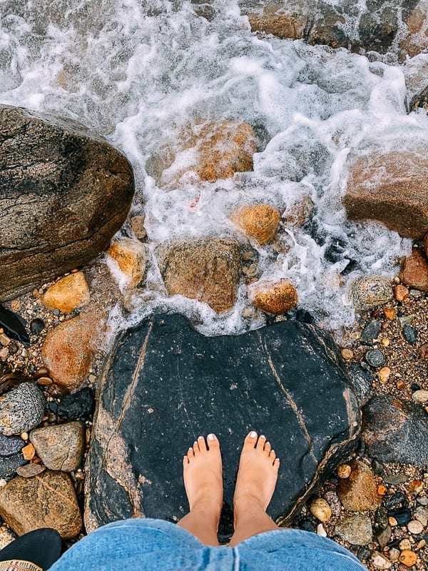 Feet on a Rocky Beach, thewoksoflife.com