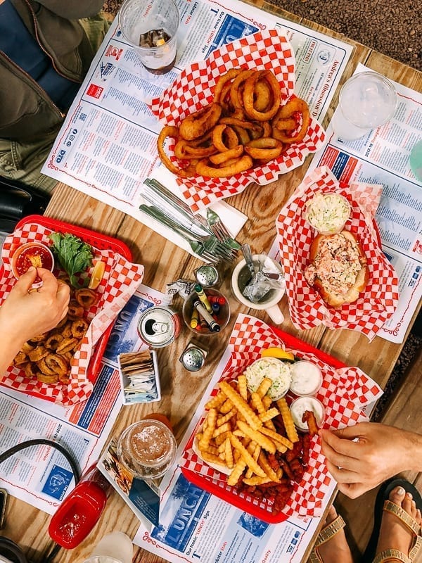 Fried Seafood and lobster roll, thewoksoflife.com