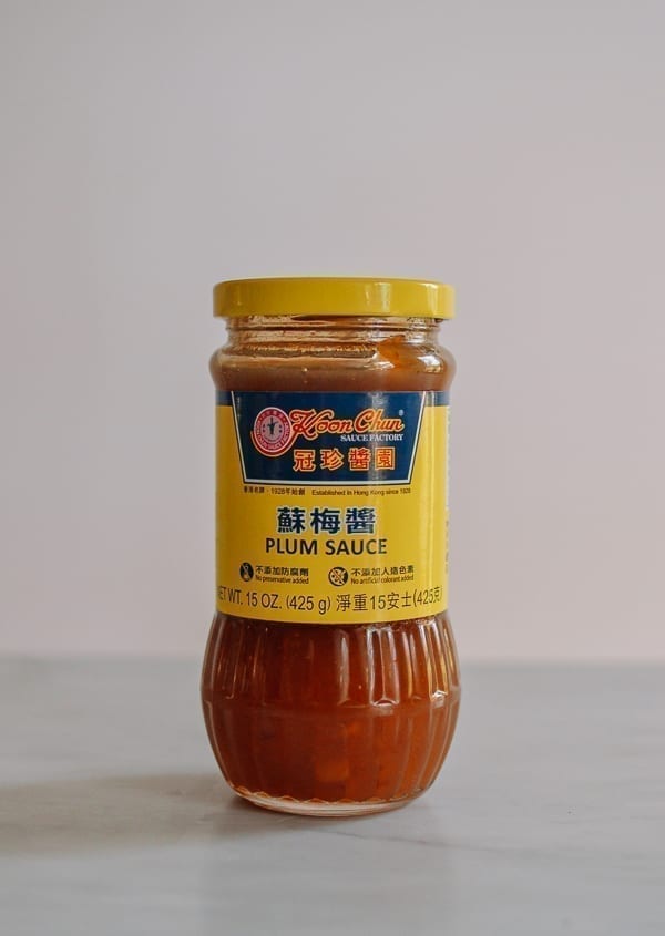 Jar of plum sauce, thewoksoflife.com