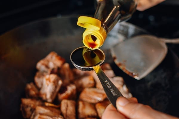 Adding 2 tablespoons light soy sauce, thewoksoflife.com