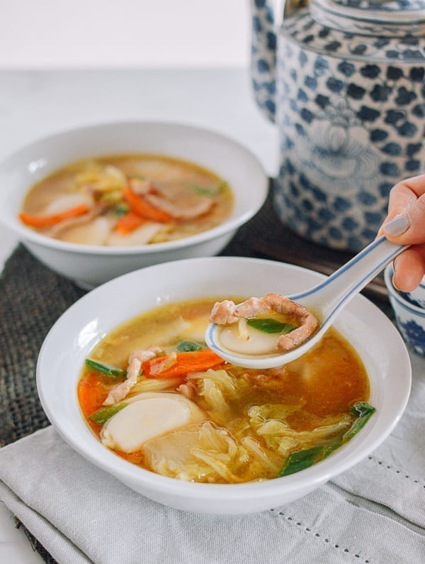 Spoonful of Chinese Rice Cake Soup, thewoksoflife.com
